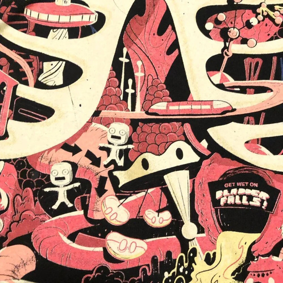 Rick And Morty Anatomy Park Logo Adult Men Tshirt Size Large - Picture 6 of 16